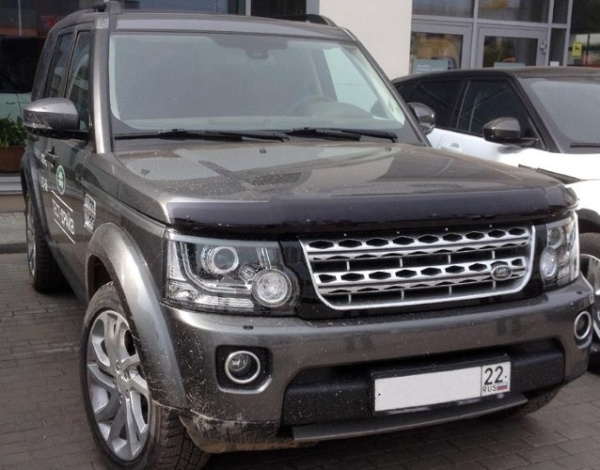 Land Rover Discovery (10–) Дефлектор капота, темный