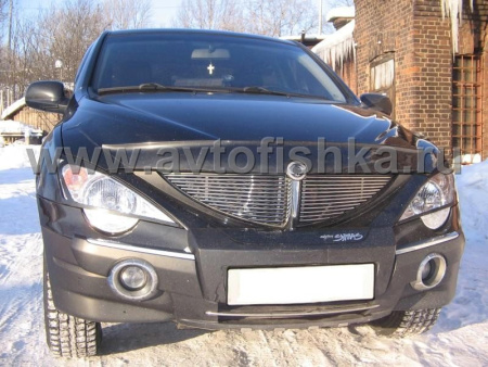 Ssang Yong Actyon Sport (08-) накладка на решетку радиатора