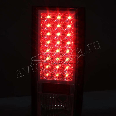 Hummer H2 (02-08) фонари задние светодиодные черные, комплект 2 шт.