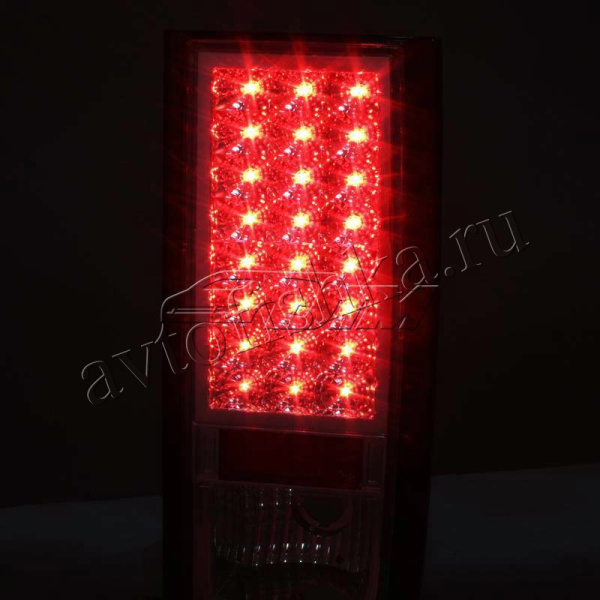 Hummer H2 (02-08) фонари задние светодиодные черные, комплект 2 шт.