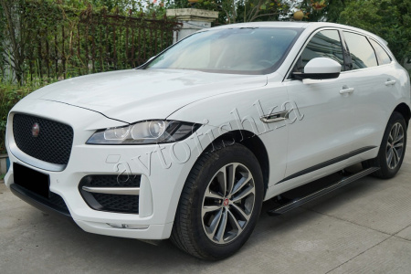 JAGUAR F-PACE (18-) (15-17) штатные выезжающие электропороги автоматические