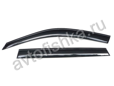 BMW X5 (2007-2013) дефлекторы боковых окон темные, ветровики, комплект 4 шт.