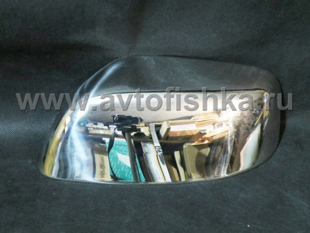 Toyota Land Cruiser Prado 150 (09-) накладки на боковые зеркала из нержавеющей стали, комплект 2 шт.