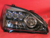 Lexus RX330, RX350 (03-08) передние линзовые ксеноновые фары, тонированный хром, под корректор, дизайн LS600, дизайн "MidWest", комплект 2 шт.