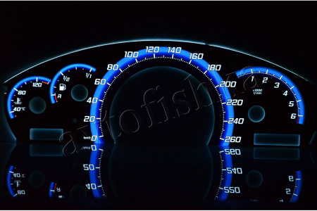 Mercedes W220 S светодиодные шкалы (циферблаты) на панель приборов