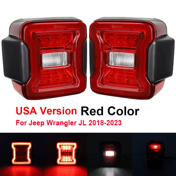 Jeep Wrangler JL RUBICON (18-23) фонари задние светодиодные красные