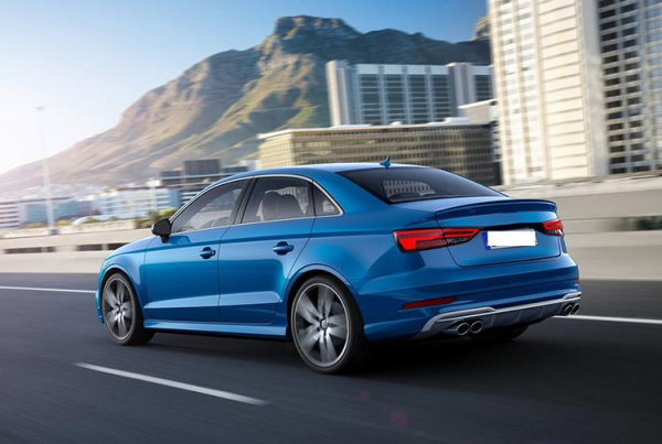 Двойной выхлоп S3 S-line для Audi A3 седан 2013-2020