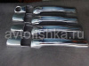 Mitsubishi Pajero 3 (00-07) накладки на ручки дверей хромированные, пластик, комплект 4 шт.