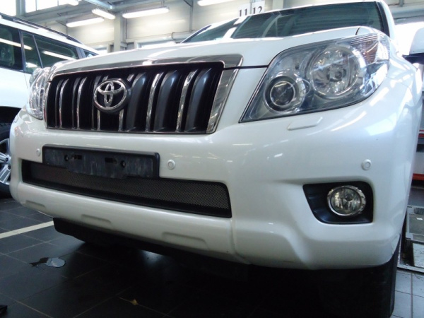Toyota Land Cruiser Prado (09–12) Защита радиатора, хром