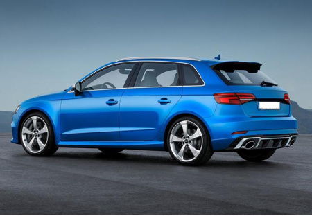 Двойной выхлоп RS3 для Audi A3 хэтчбек 2017-2020