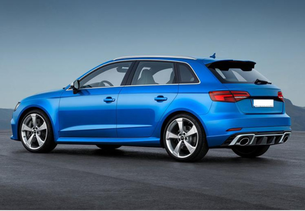 Двойной выхлоп RS3 для Audi A3 хэтчбек 2017-2020