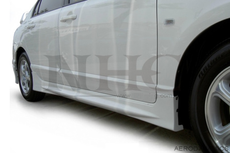 Honda Civic (06-08) пластиковые пороги, тип Mugen