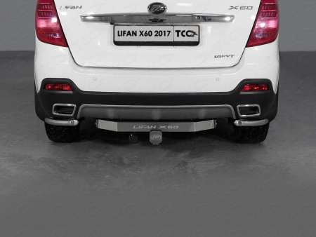 Lifan X60 (16–) Защита задняя (уголки) 42,4 мм
