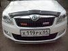 Skoda Fabia 2 хэтчбэк (10-14) дефлектор капота