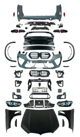 BMW X5 F15 2013-2018 комплект рестайлинга в стиль X5M G05 F95 полный обвес