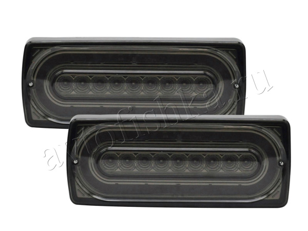 Mercedes G-Klasse W463 (97-) фонари задние светодиодные тонированные, комплект 2 шт.