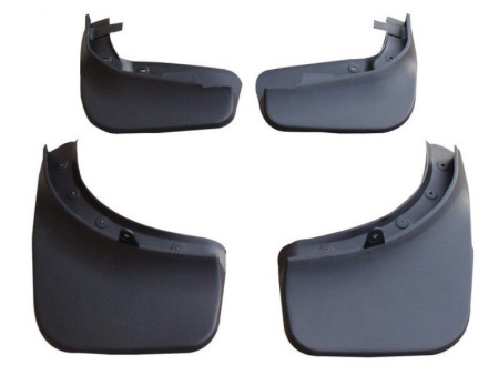 Volkswagen Touareg (2011-) брызговики, грязезащитные щитки полипропиленовые, комплект 4 шт.