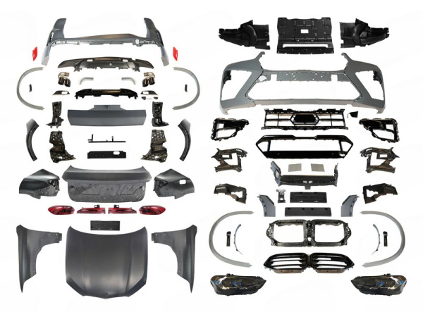 Обвес рестайлинг комплект для  BMW X6 E71 стиль G06 X6M F96 LCI (2023+)