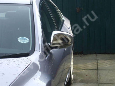 Mazda 6 (2008-) накладки на зеркала из нержавеющей стали, 2 шт.