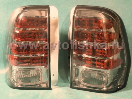 Chevrolet Trailblazer (01-09) фонари задние светодиодные тонированные, комплект 2 шт.