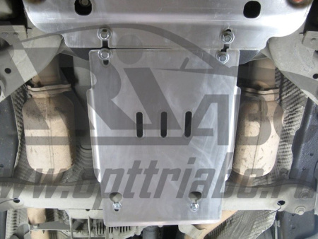 Porsche Cayenne (03–/07–/10–) Защита кпп, V-4,5Т (2002-2010-), V-4,8Т (2010-)(Сталь 1,8 мм)