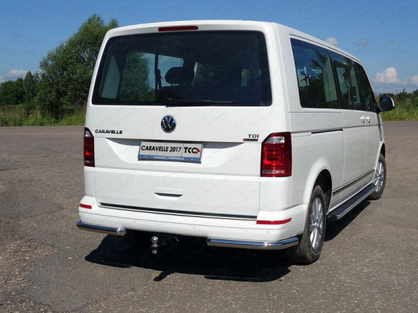 Volkswagen Transporter; Caravelle (15–) Фаркоп (тягово-сцепное устройство) (оцинкованный, шар E)