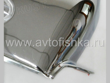 Chevrolet Cruze (08-) хромированные накладки на боковые зеркала со светодиодными поворотниками, комплект 2 шт.