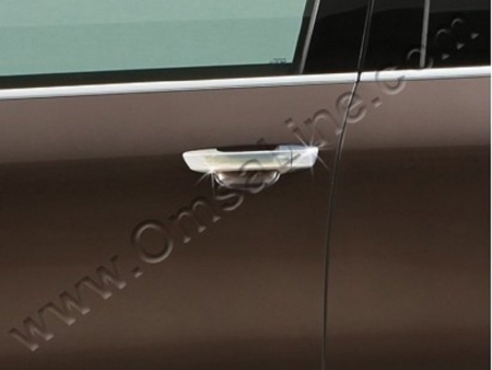 Volkswagen Touareg (2010-) накладки на ручки дверей из нержавеющей стали, комплект 4 шт.