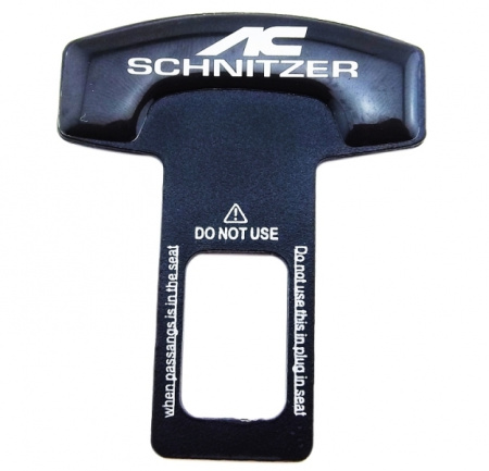 Вставка в замок ремня безопасности с логотипом Schnitzer, лакированная