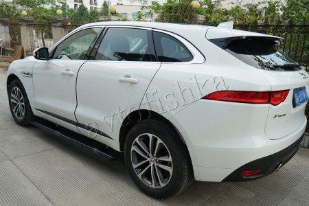 JAGUAR F-PACE (18-) (15-17) штатные выезжающие электропороги автоматические
