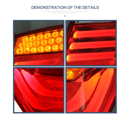 Chevrolet Cruze (08-) задние светодиодные фонари BMW дизайн, комплект лев + прав