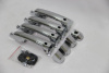 Toyota Land Cruiser 200 (2008-2015) штатные ручки дверей хромированные (кнопки на 4-x дверях), комплект 4 шт.