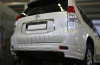 Toyota Land Cruiser Prado 150 (09 – 14) юбка заднего бампера в стиле JAOS | клыки