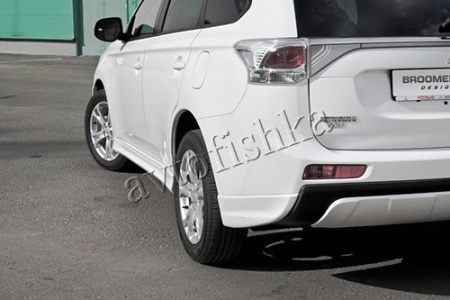 Mitsubishi Outlander 3 (12 – 14) пороги Broomer Design