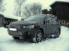 Mitsubishi Outlander XL (10-) накладка на решетку радиатора верхняя часть