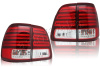 Lexus LX470 (1998-2007) фонари задние светодиодные красно-хромированные, комплект лев.+прав.