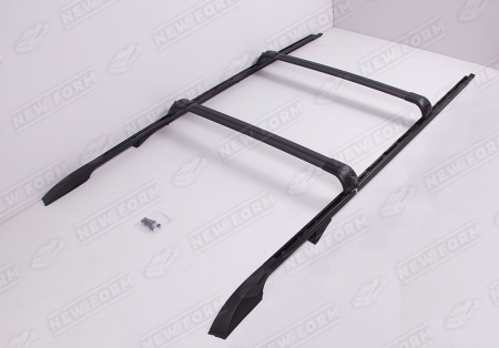 Land Rover Discovery 4 поколение (рестайлинг) 2013 - 2016 Комплект рейлинги и поперечины для Land Rover Discovery 4 рестайлинг черные