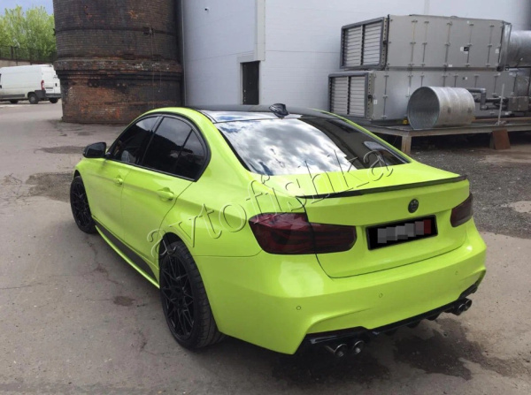 BMW 3 серия F30 Диффузор заднего бампера (4-трубы)