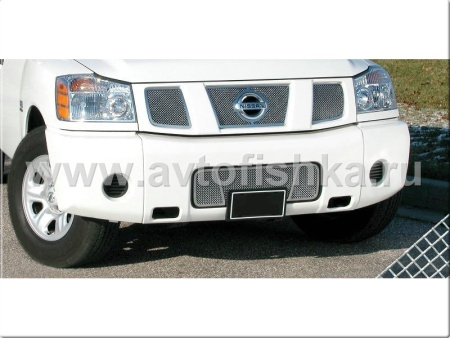Nissan Armada (03-07) решетки радиатора хромированная, нержавеющая сталь, дизайн "Bentley".