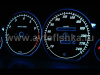 Audi 100 C4; C3 (88-94) светящиеся шкалы приборов - накладки на циферблаты панели приборов, дизайн № 1