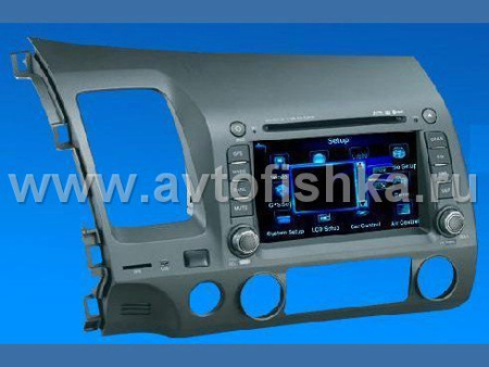 Honda Civic VIII (2006-) автомагнитола с 7 дюймовым HD экраном, GPS навигацией