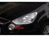 Ford S-Max (06-) хромированные накладки на противотуманные фары, пластик, комплект 2 шт.