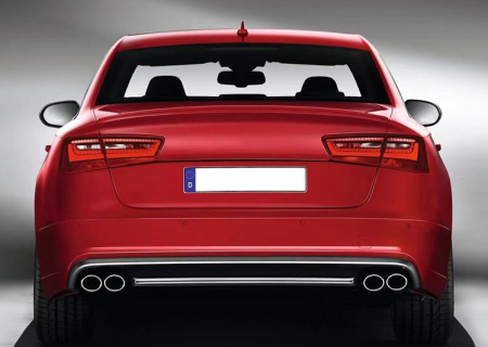 Диффузор S6 для Audi A6 2016-2019 штатная версия