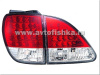 Lexus RX300 (97-03) задние фонари светодиодные красно-хромированные, комплект 2 шт.