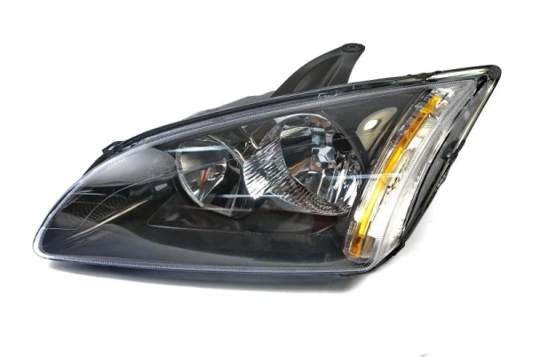 Ford Focus 2 (04-08) фары передние черные, штатные