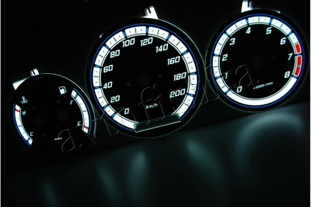 Mazda MPV светодиодные шкалы (циферблаты) на панель приборов