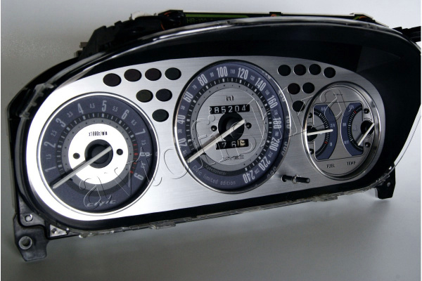 Honda Civic (96-00) алюминиевая накладка (циферблат) на панель приборов