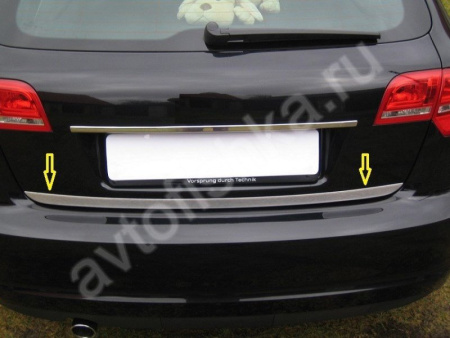 Ford C-Max (01.2004-02.2008) накладка на кромку крышки багажника из нержавеющей стали, 1 шт.