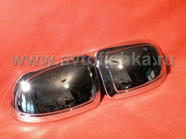 Chevrolet Tahoe, Suburban, Avalanche, GMC Yukon, Denali (99-06) накладки на боковые зеркала хромированные, комплект 2 шт.