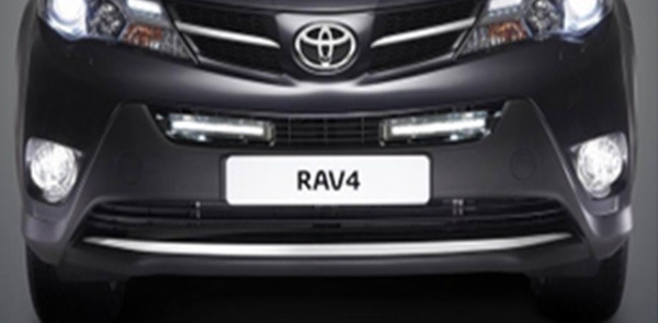 Toyota RAV4 (13–) Штатные светодиодные дневные ходовые огни (ДХО), комлект.